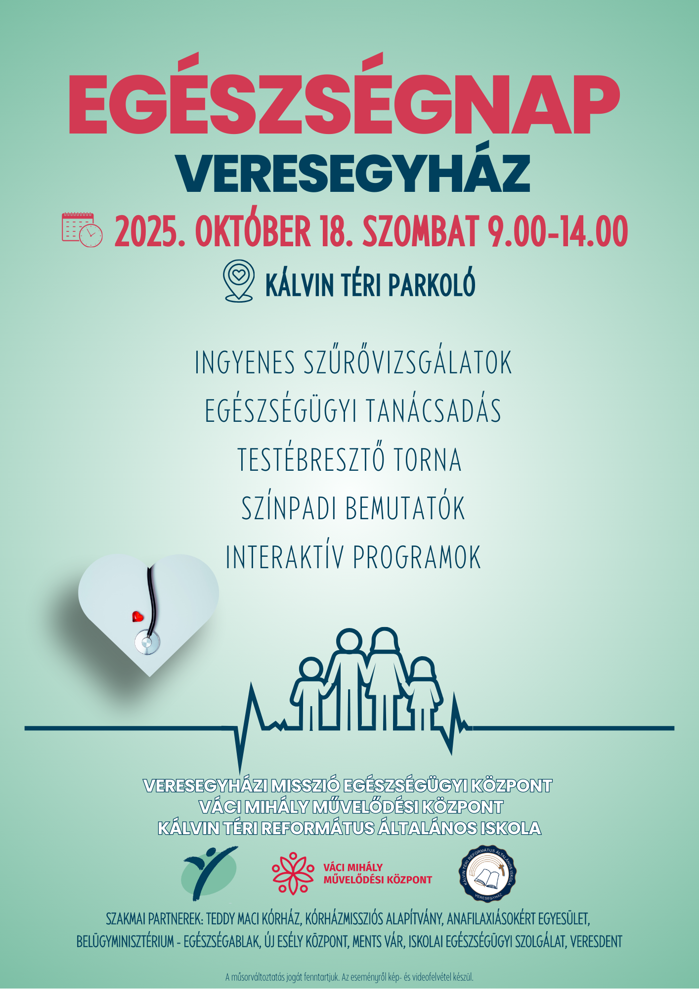 Egészségnap Veresegyház plakát
