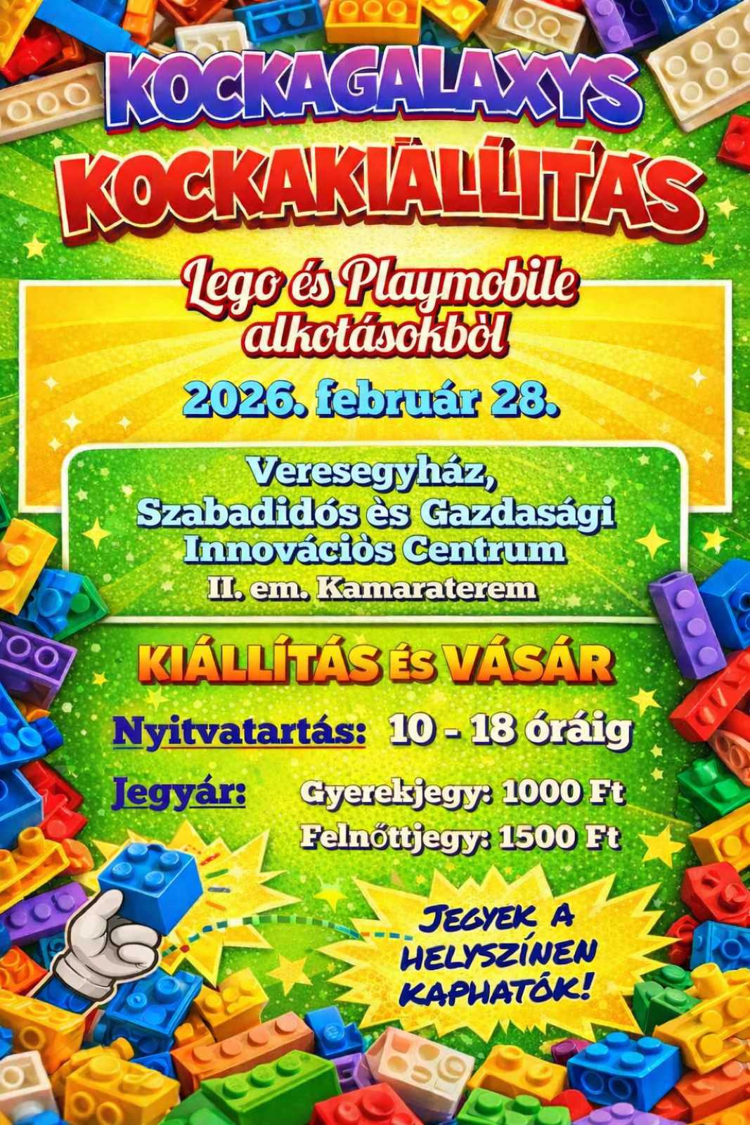 Kockakiállítás plakát