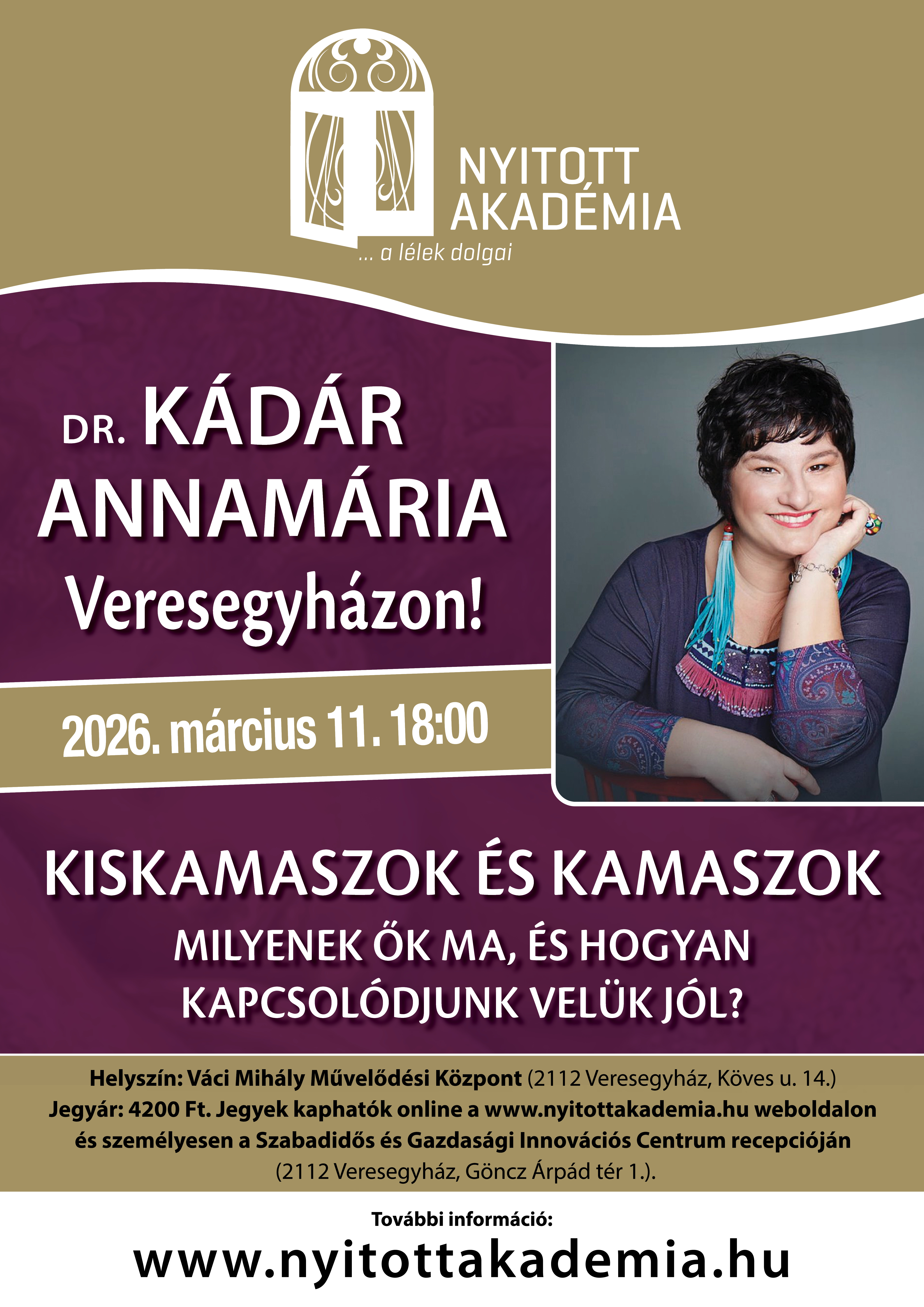 Kádár Annamária plakát