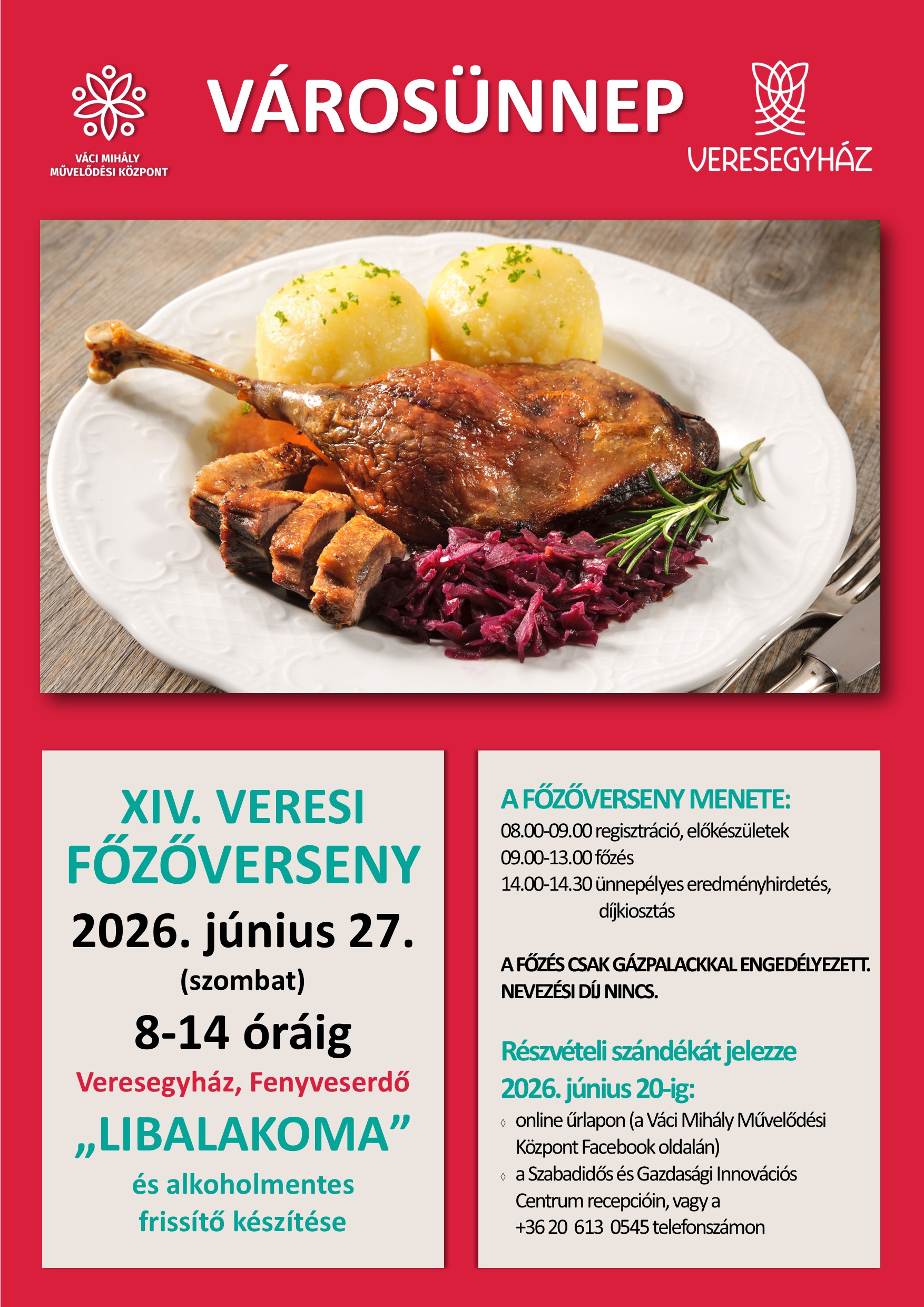 Főzőverseny plakát 2026