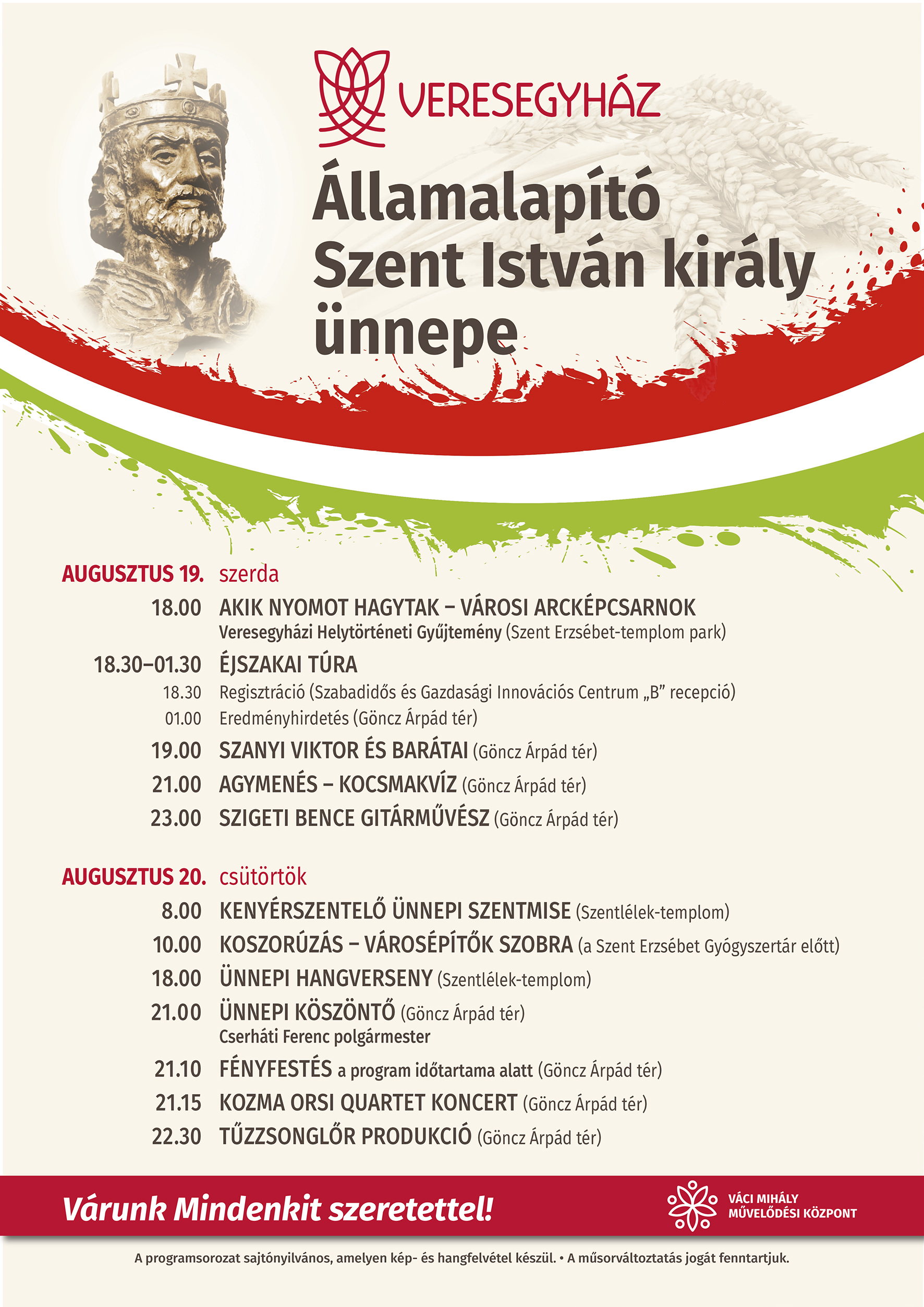 Augusztus 20-i plakát