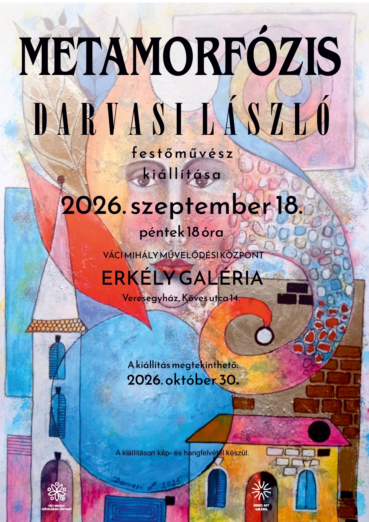 Darvasi László kiállítás plakát