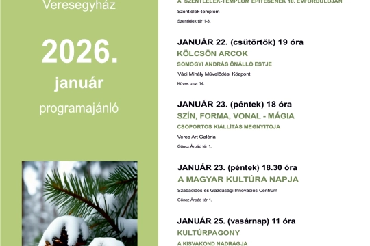 Januári programajánló